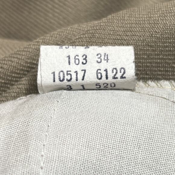 Vintage 60s Levi's Bootcut Flare Pants Khaki Gold Tab Men's 38 Retro Western - Picture 4 of 7